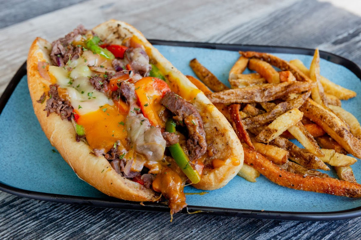 Cheese steak sandwich